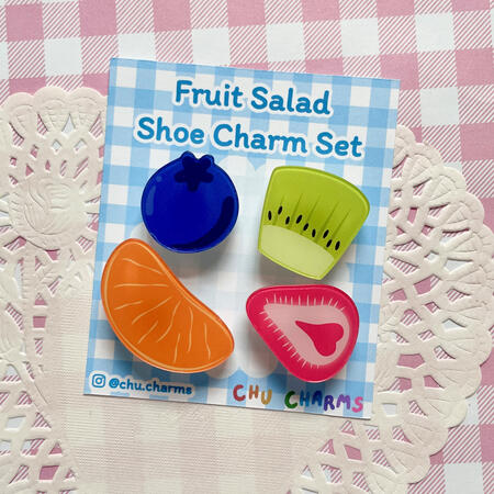 Fruit Salad Shoe Charm Set