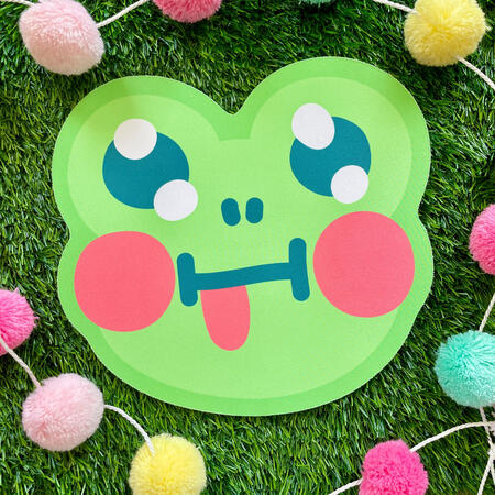 Cheeky Frog Mouse Pad