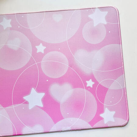 Heart Bubble Desk Mat