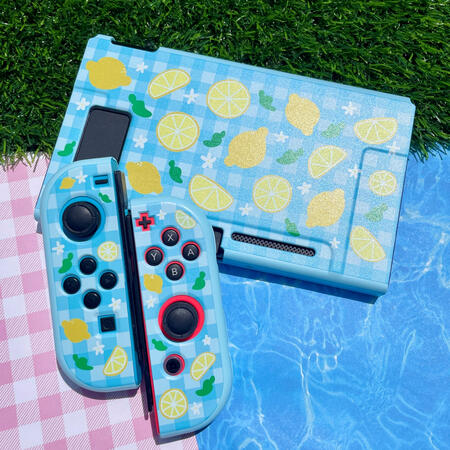 Lemon Gingham Switch Case